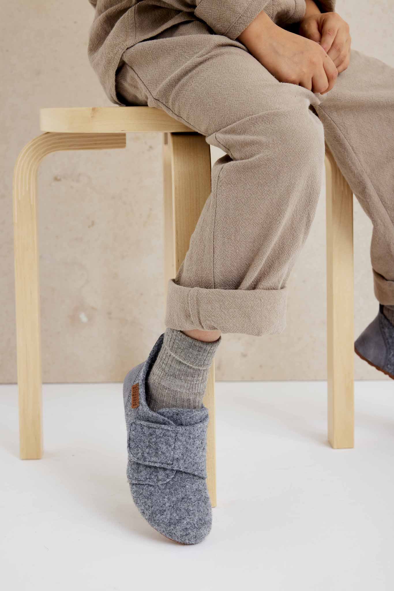 Pantoffel - Casual wool-zoom-2