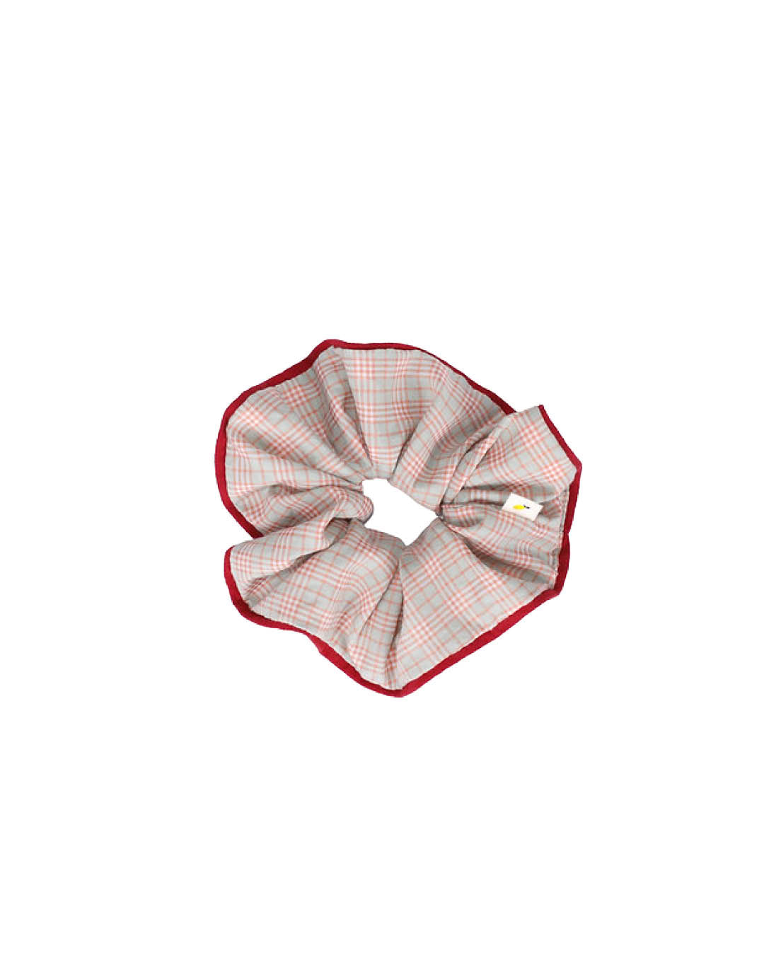 Haar accessoire - Scrunchie tartan fern+rosehip