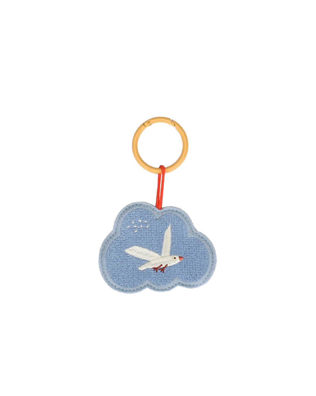 Sleutelhanger - Embroidered seagull