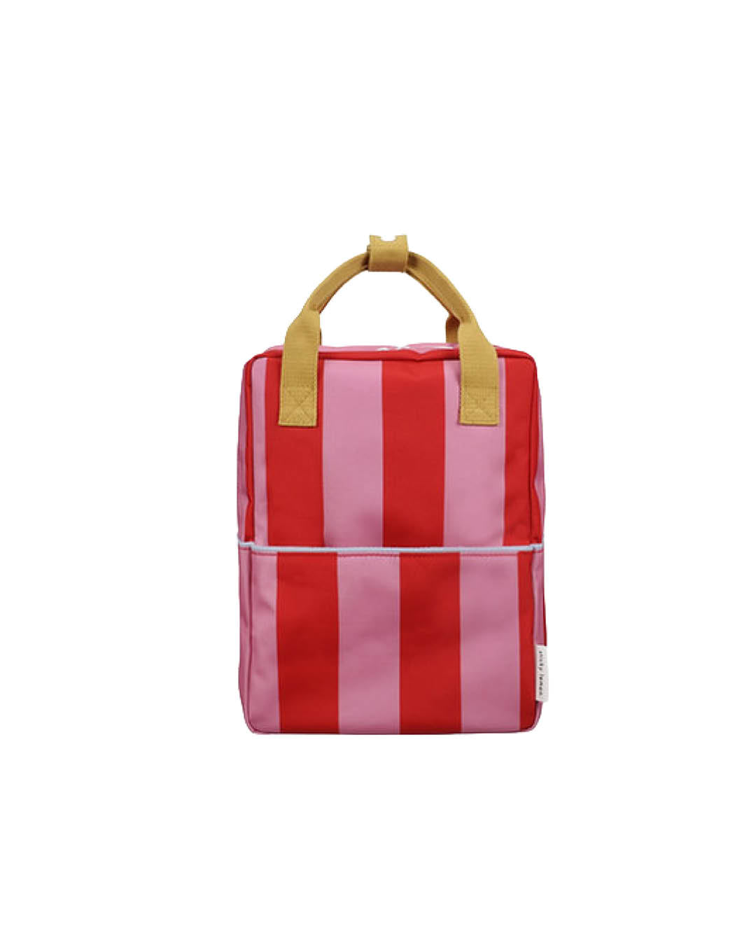 Rugzak - Medium lemon tree stripes red apple - rosebay pink-1