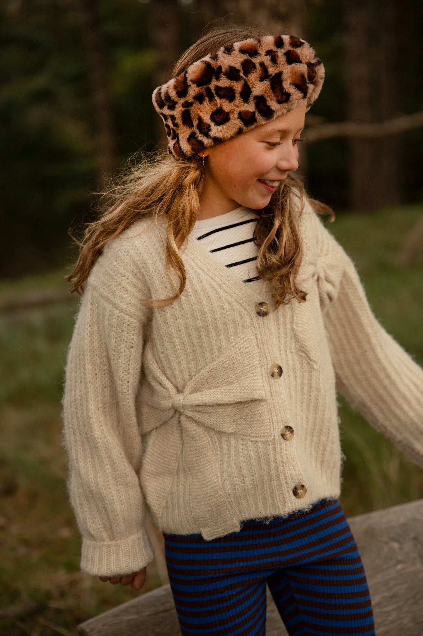 Haarband - Doozy - 37 print brown