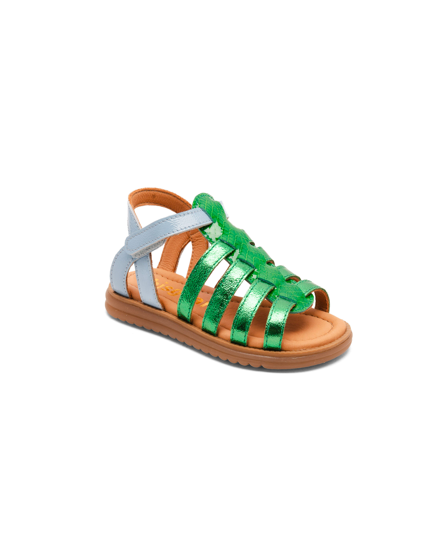 Sandaal - Bella green metallic-1