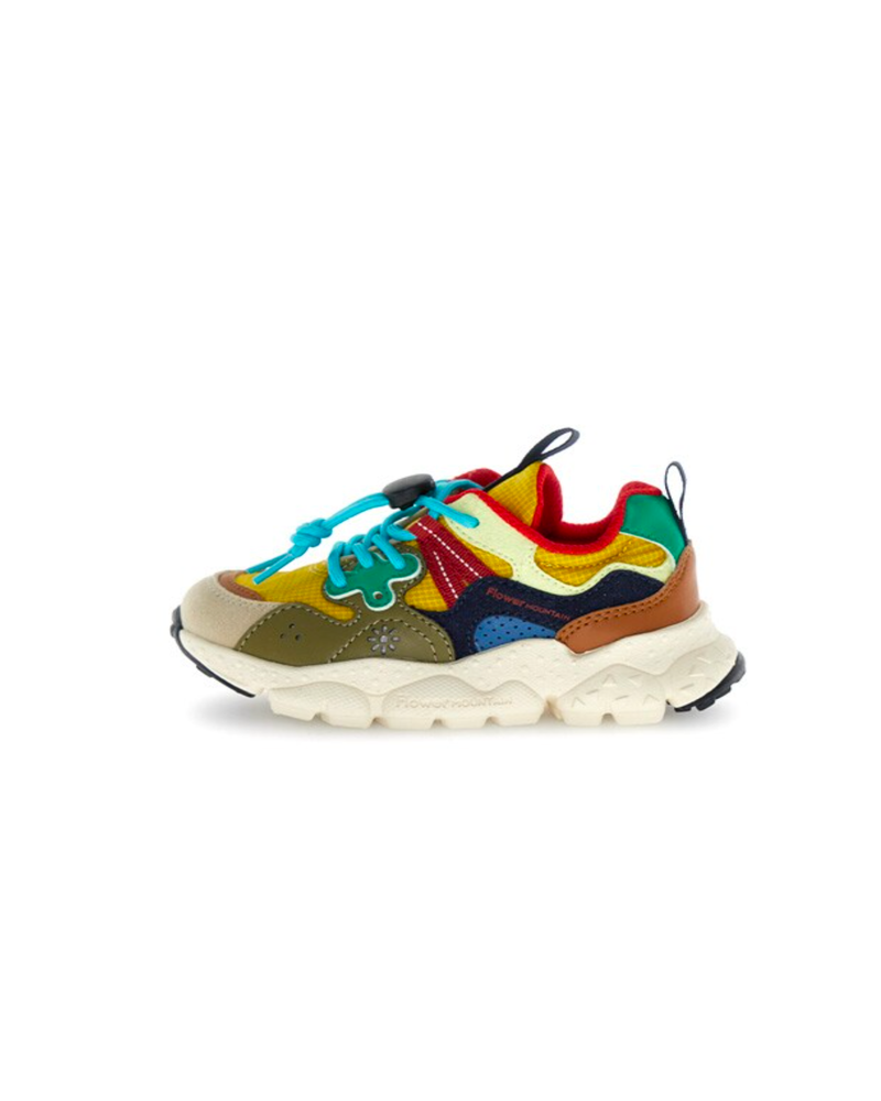 Sneaker - Yamano 3 E-Calf/Fabric milk-brown-yellow-navy-zoom-