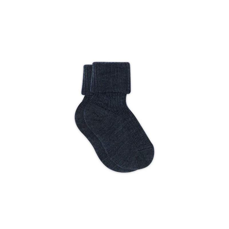 Sokken - Wool rib baby socks 589-zoom-