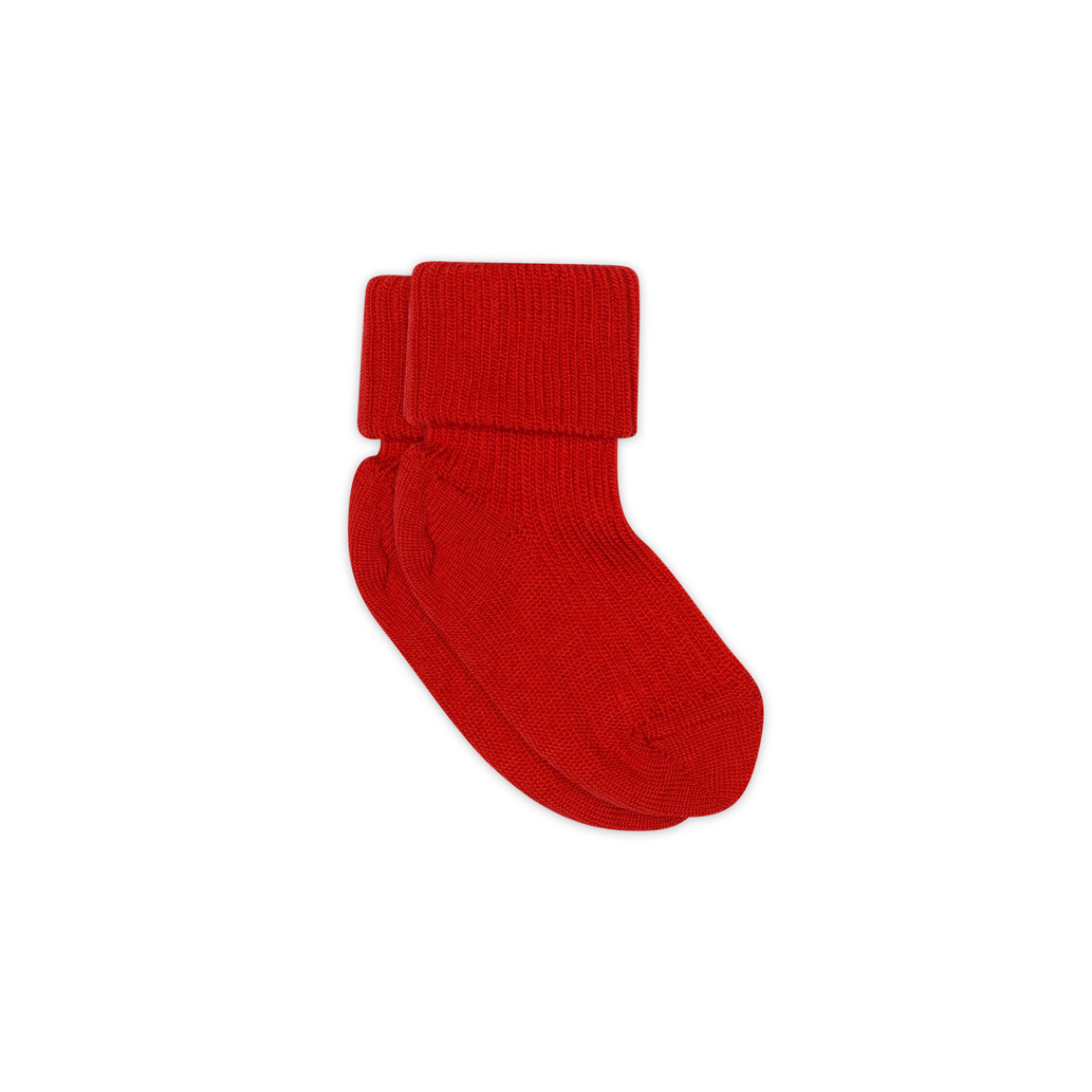 Sokken - Wool rib baby socks 589