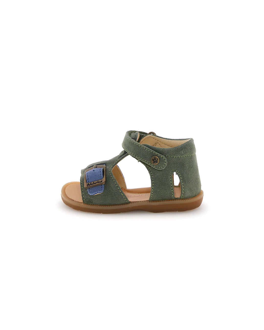Sandaal - Quarzo olive-celeste