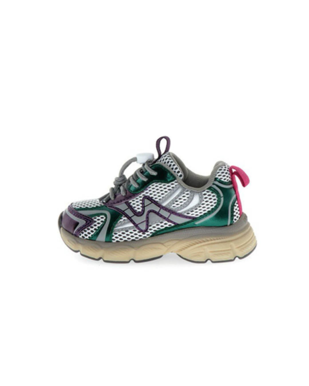 Sneaker - Wave Metallic Net Purple-grey-green-zoom-1