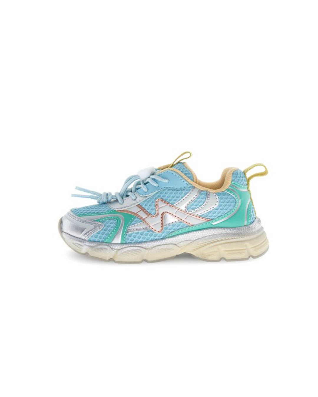 Sneaker - Wave Metallic Net Silver-water-mentos-1