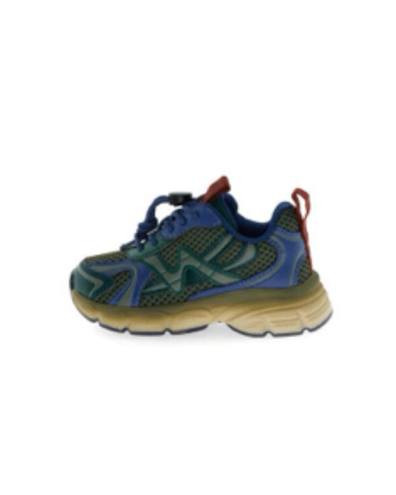 Sneaker - Wave Gum/Net Silvestre-olive-azure-zoom-