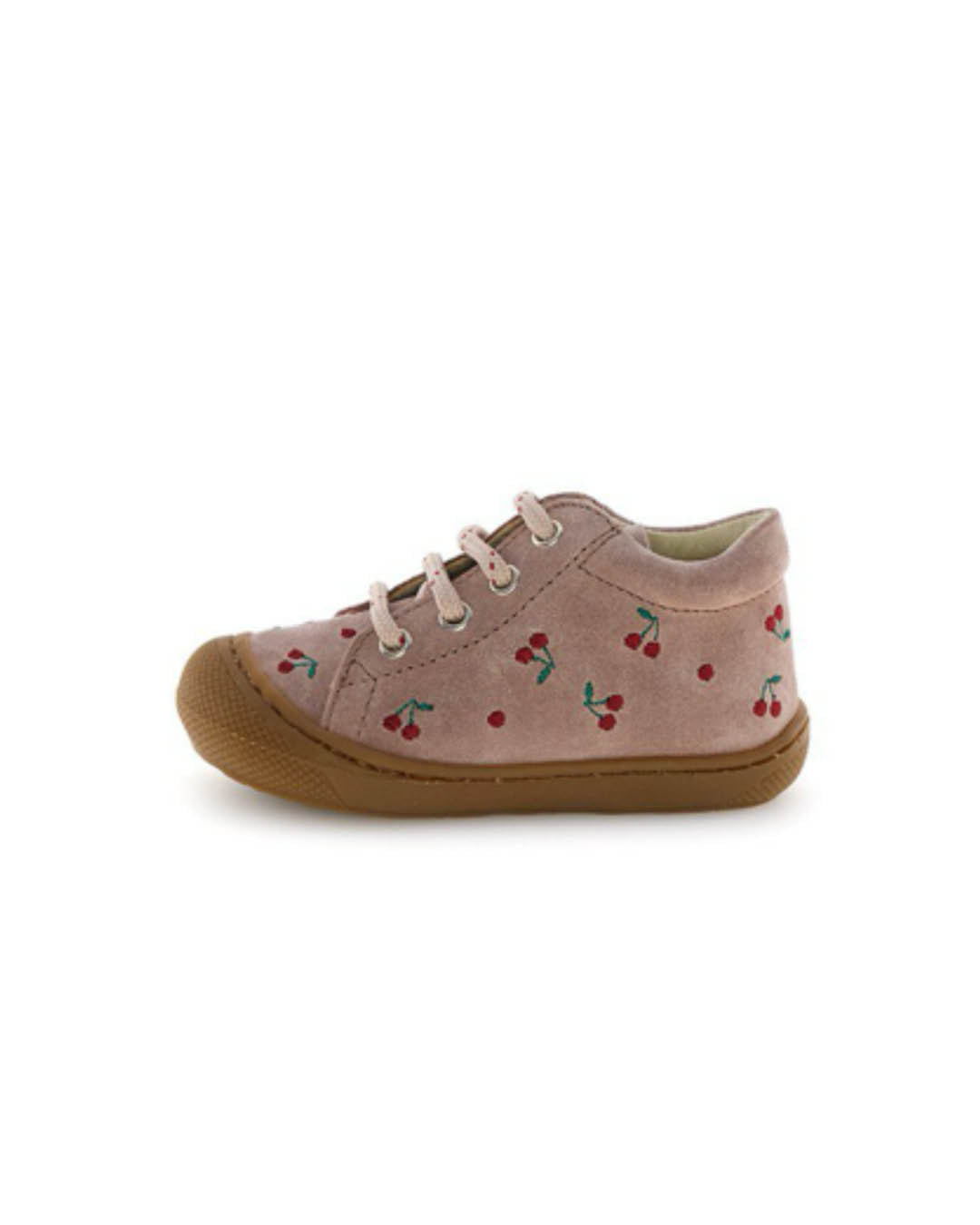 Eerste stapper - Cocoon Embr. Cherry S. rose / sole honey-zoom-1