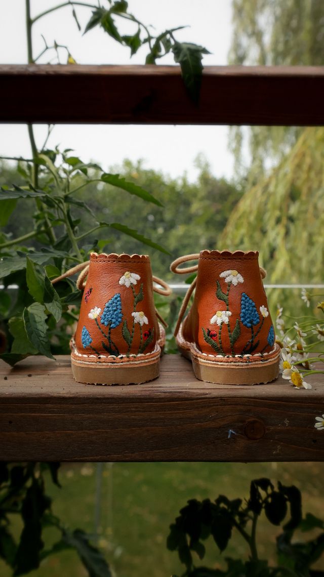 Schoen - Scallop Boot ladybug cognac-zoom-2