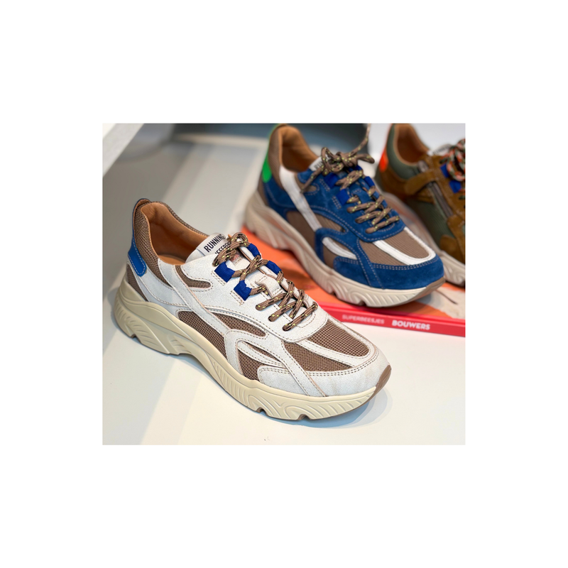 Sneaker - 9805R010 Dragon bianco nocciola-zoom-
