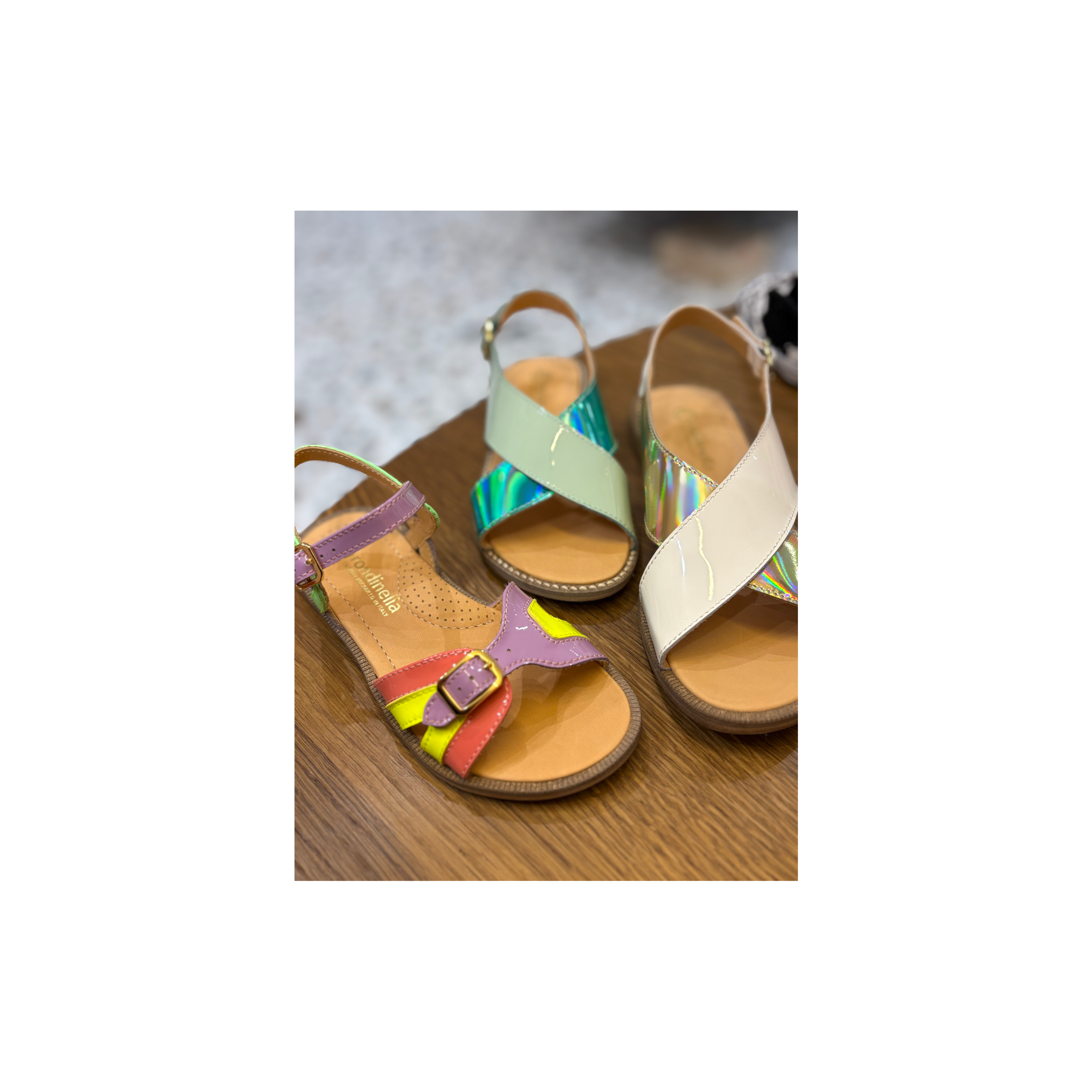 Sandaal - 0999-1 vernice bianco