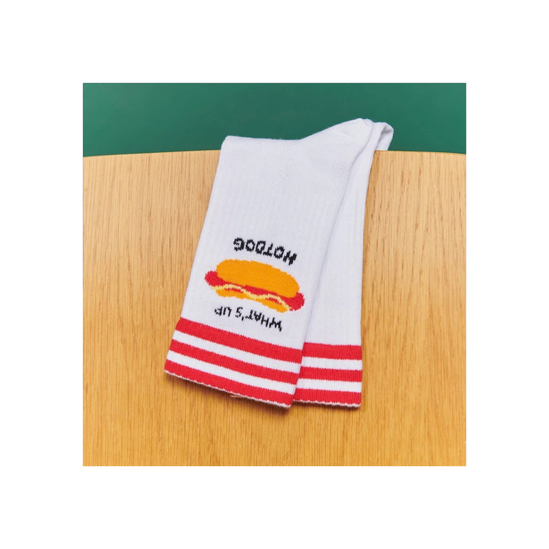 Sokken - Hotdog 22318 White-zoom-