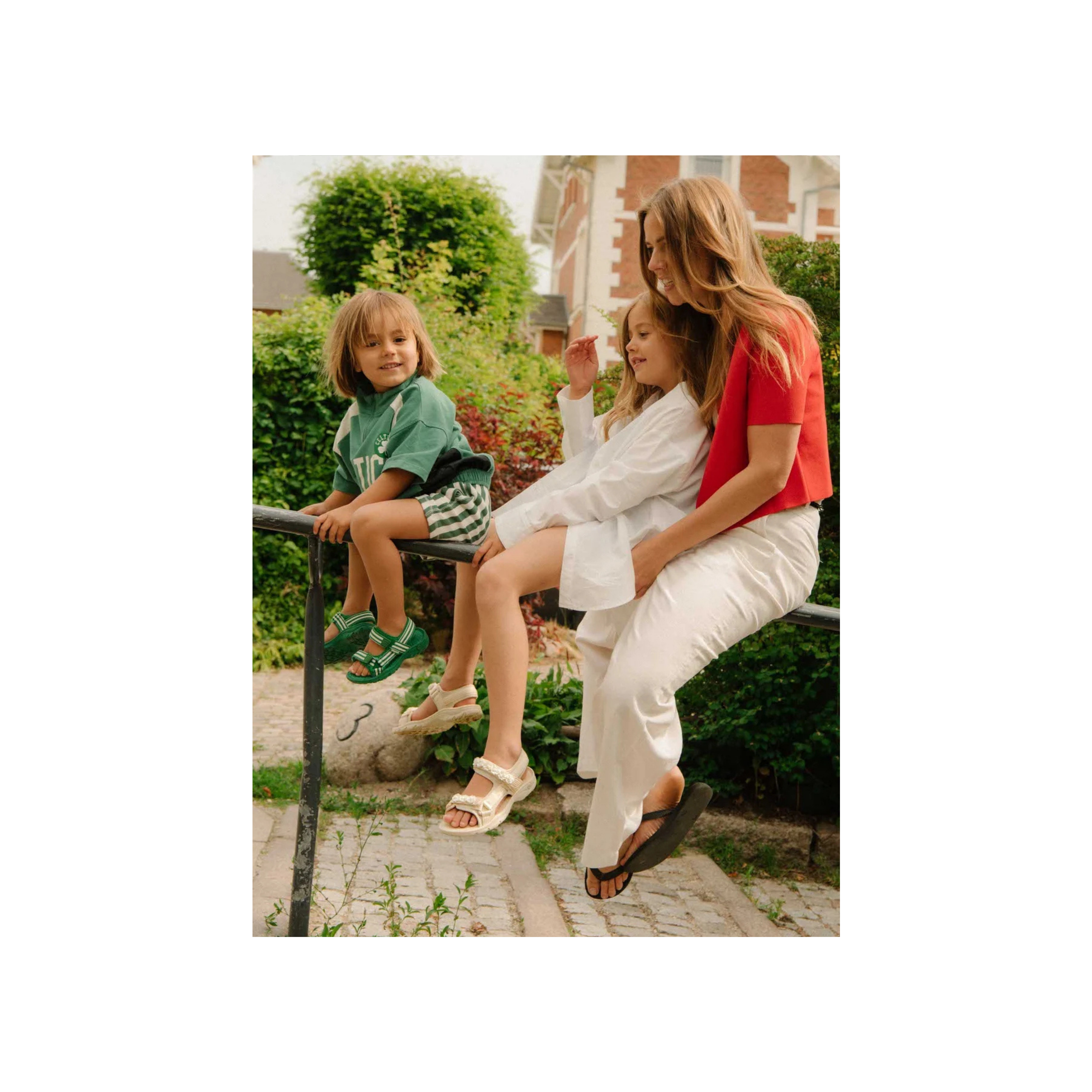 Sandaal - Franca daisy off white