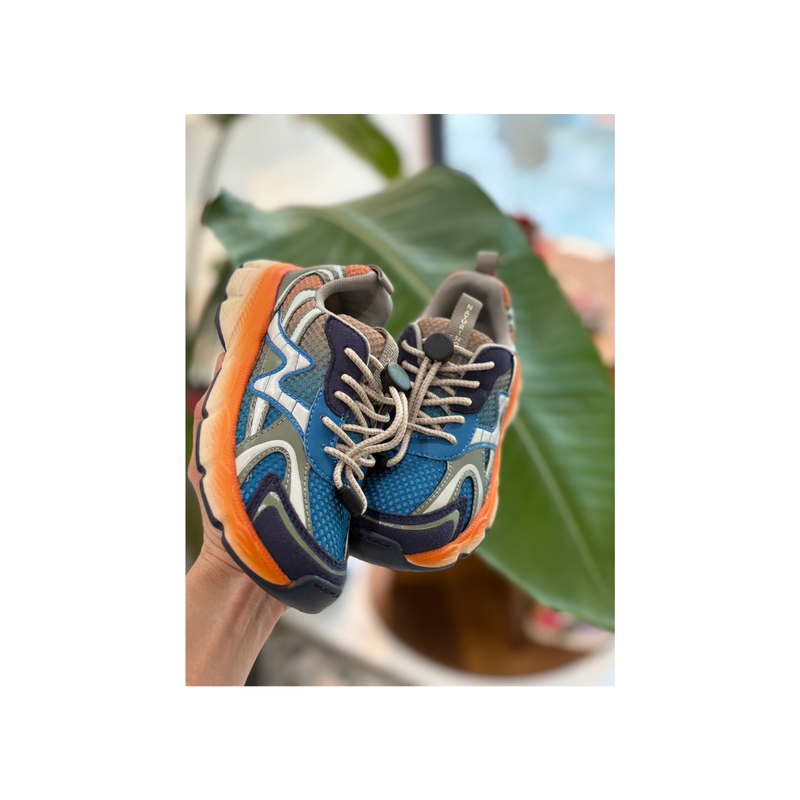 Sneaker - Wave Navy-olive-sea-zoom-