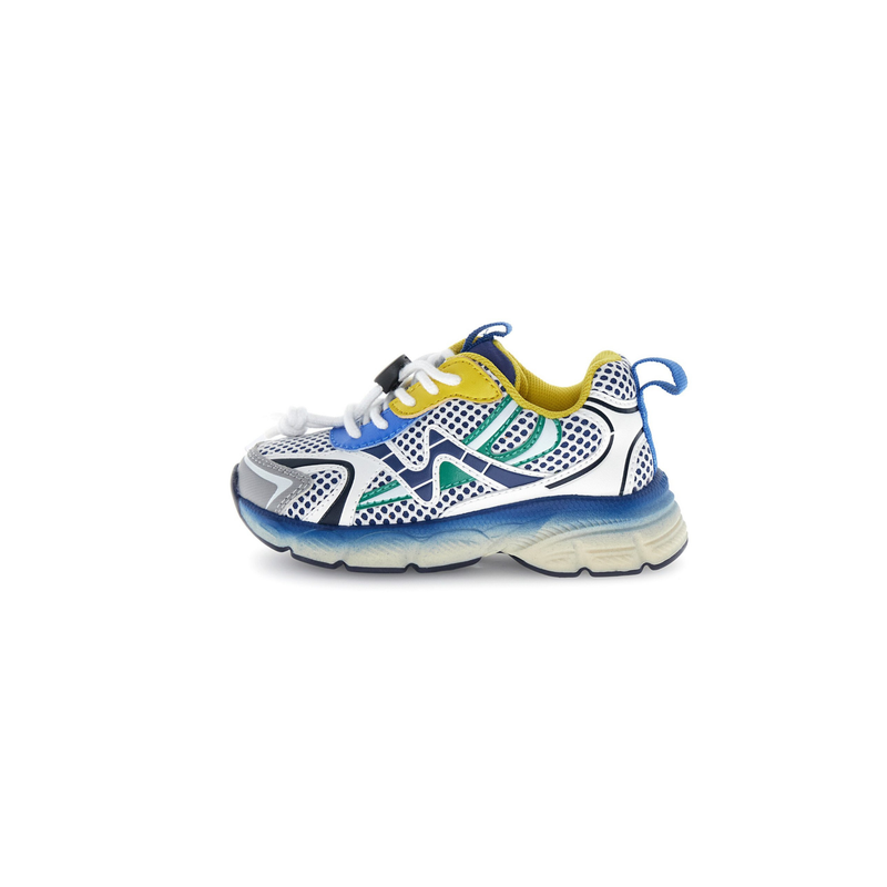 Sneaker - Wave Gum/Net Grey-azure-yellow-white-zoom-