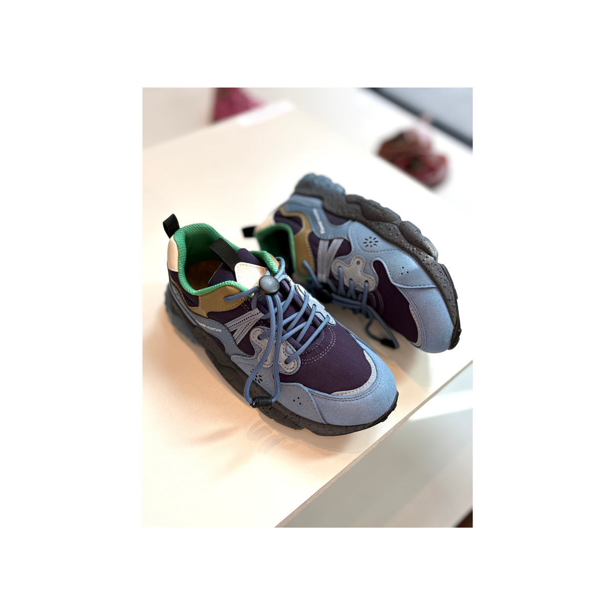 Sneaker - Yamano 3 E-Calf/N. pepper sole blue-dark grey-zoom-2