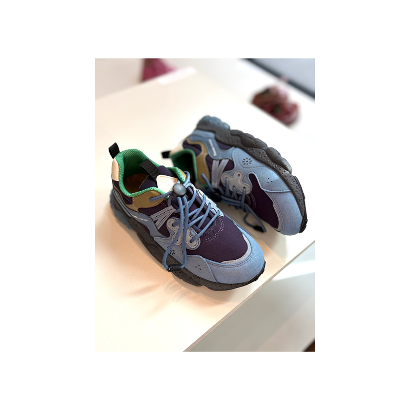 Sneaker - Yamano 3 E-Calf/N. pepper sole blue-dark grey-zoom-
