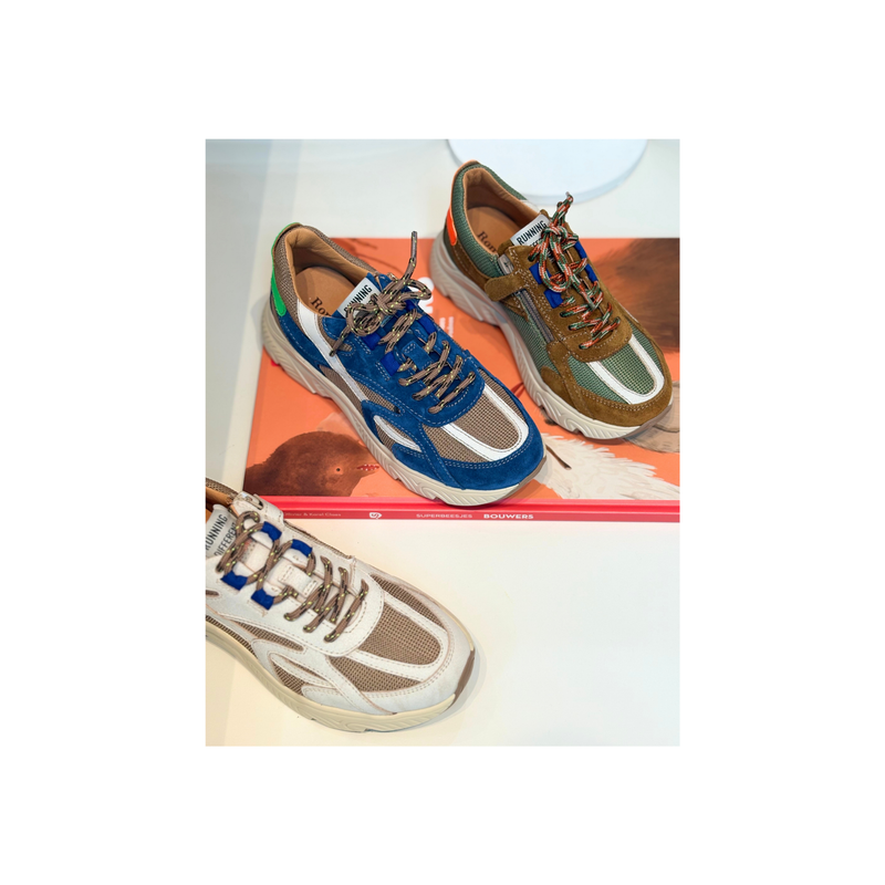 Sneaker - 9805R010 Dragon bianco nocciola-zoom-