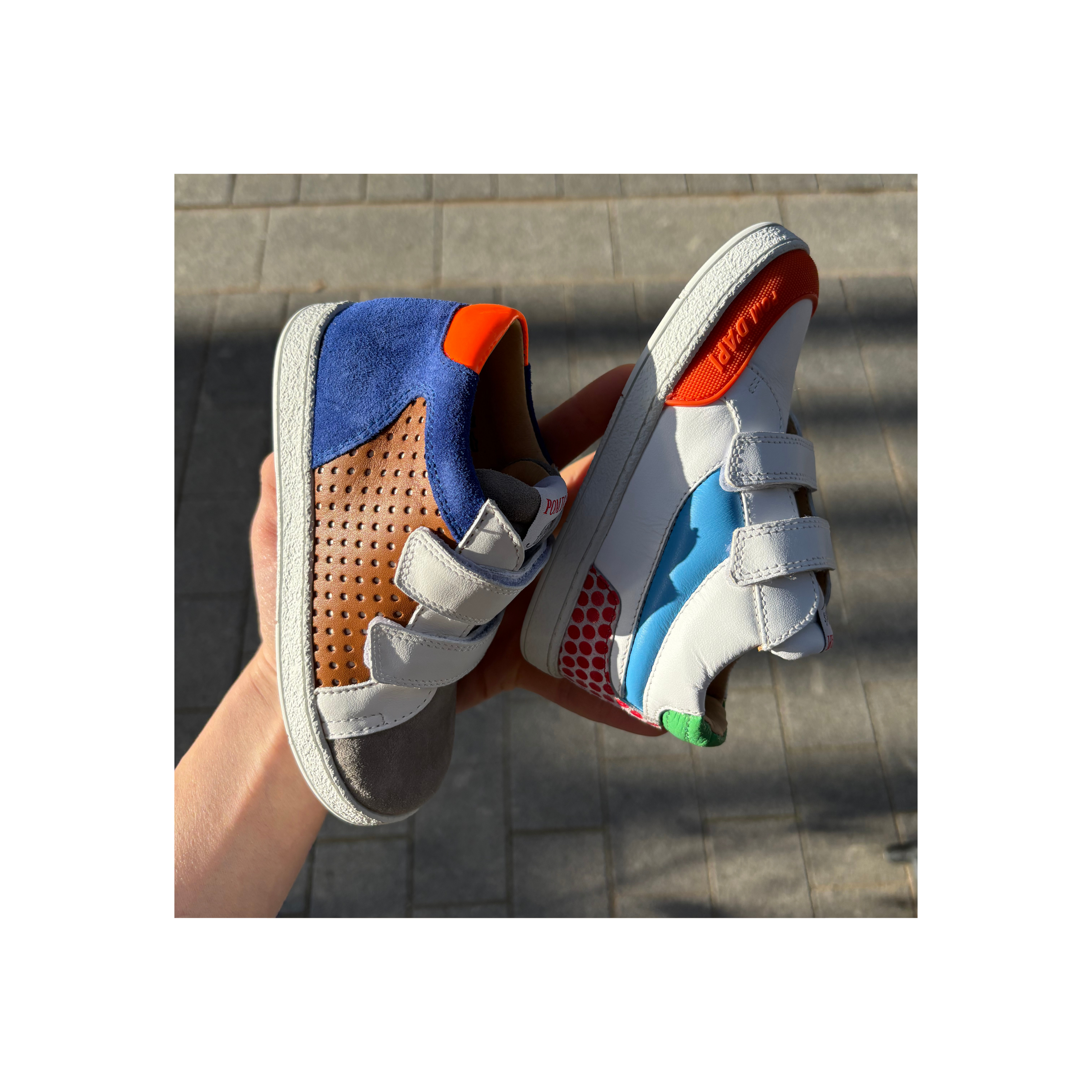 Sneaker - Mousse Backy bianco-blue-rosso