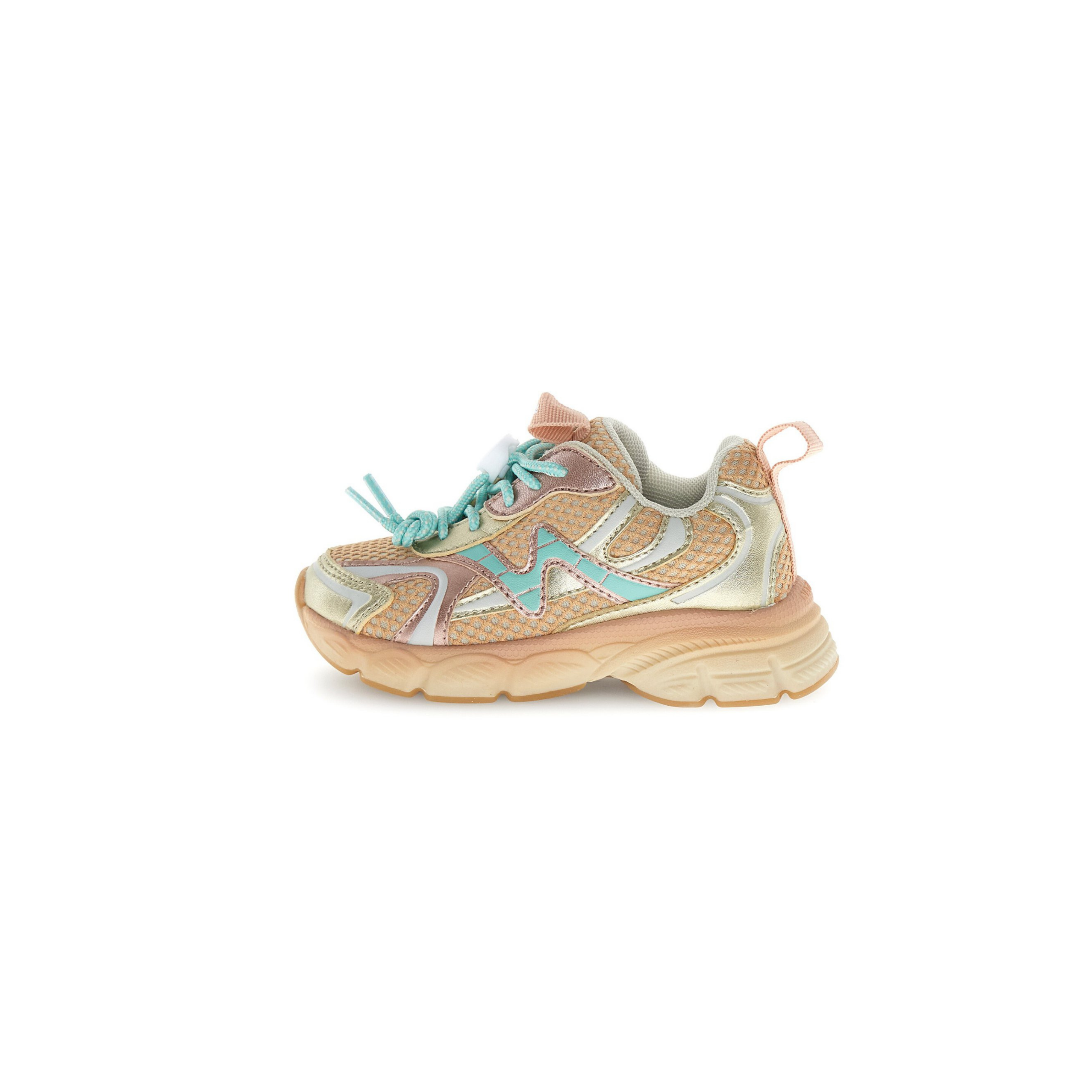 Sneaker - Wave Metallic Net Platinum-rose-menthos