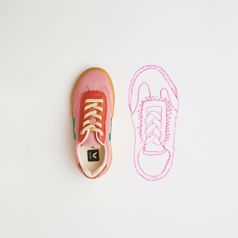 Sneaker - Volley colab Veja & Jelly Mallow - Suede Mary-zoom-