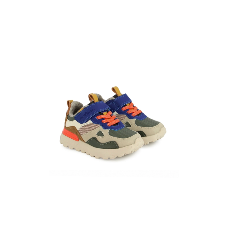 Sneaker - Joggy scratch kaki-royal blue-zoom-