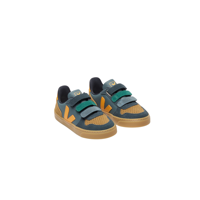 Sneaker - V-10 Leath California-ouro-natural-zoom-