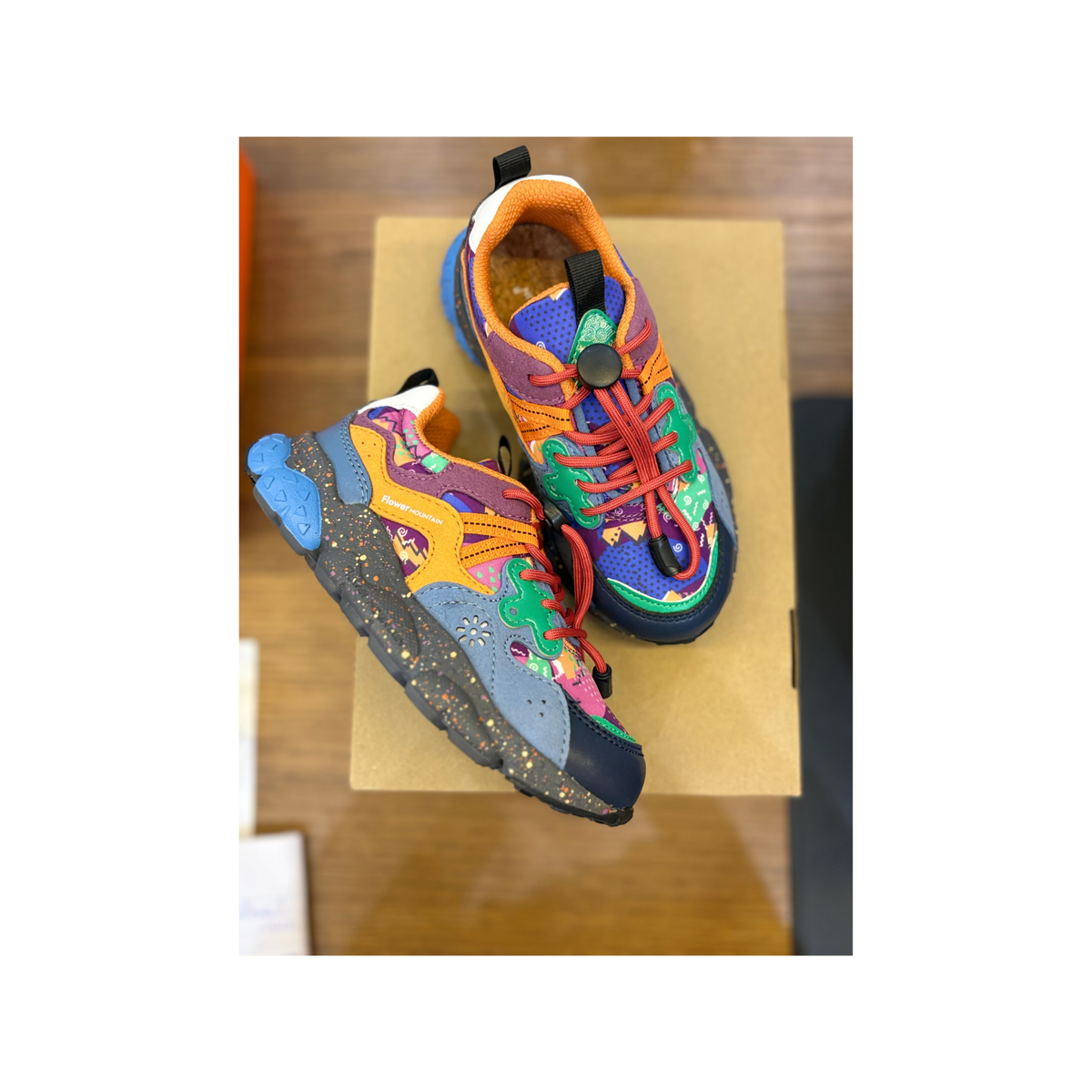 Sneaker - Yamano 3 E-Calf/N. navy-azure-orange-2