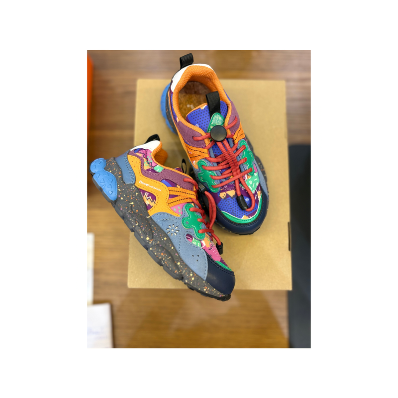 Sneaker - Yamano 3 E-Calf/N. navy-azure-orange-zoom-