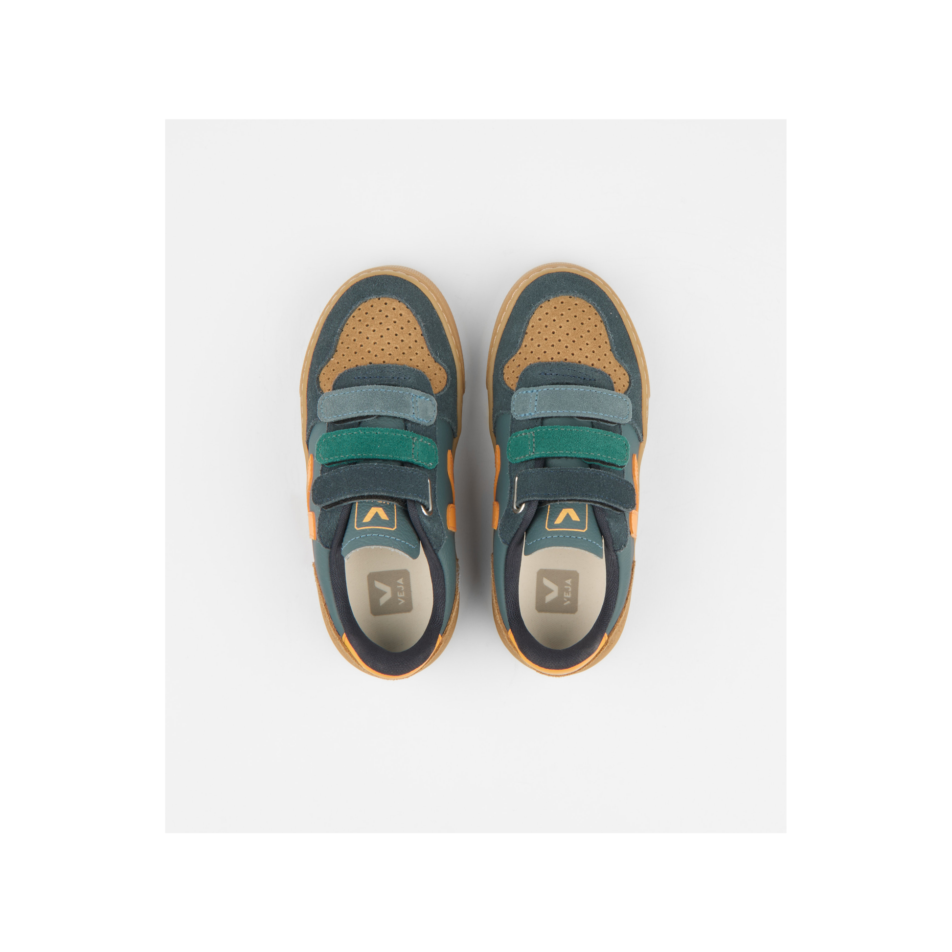 Sneaker - V-10 Leath California-ouro-natural-3