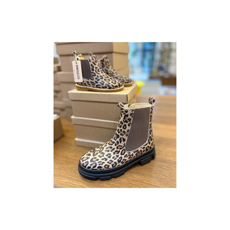 Bottin - Chunky Chelsea 6136 6172 beige leo / brown elastic-zoom-