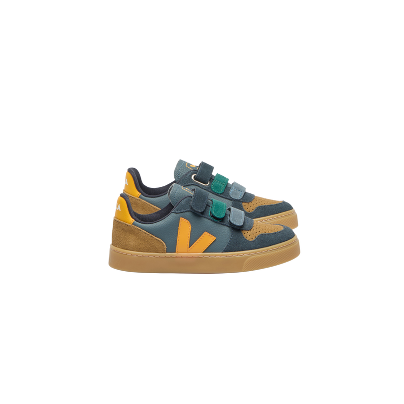 Sneaker - V-10 Leath California-ouro-natural-zoom-