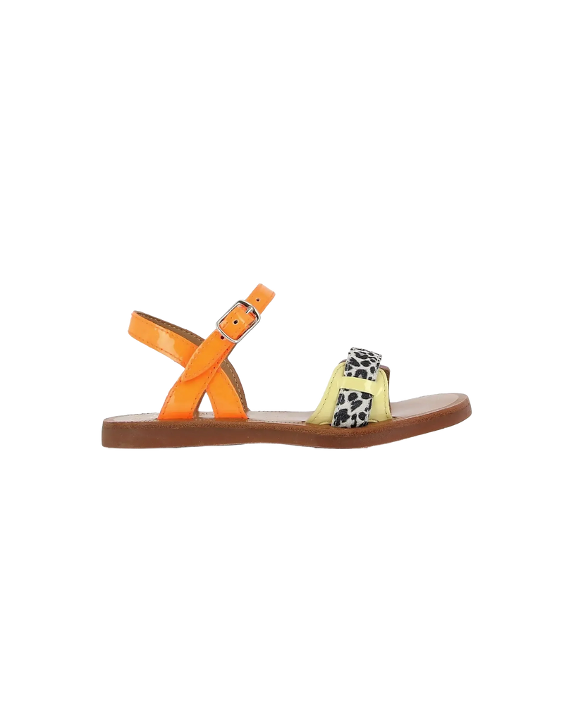 Sandaal - Plagette Avignon tangerine fluo-multi-zoom-