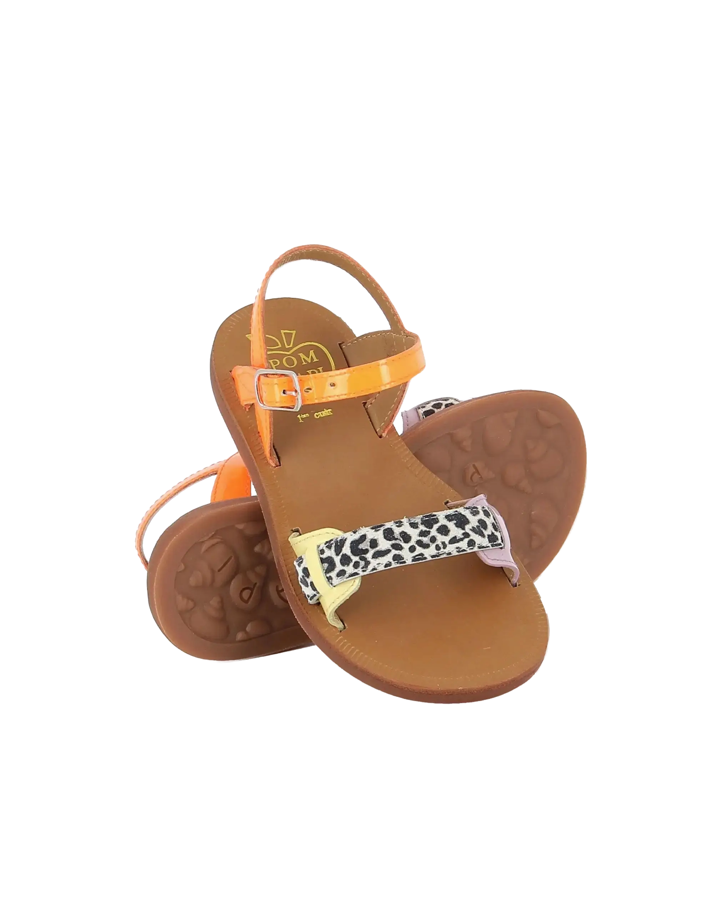 Sandaal - Plagette Avignon tangerine fluo-multi-3