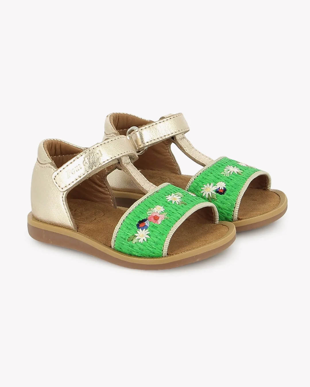 Sandaal - Poppy Air Natur platine-menthe
