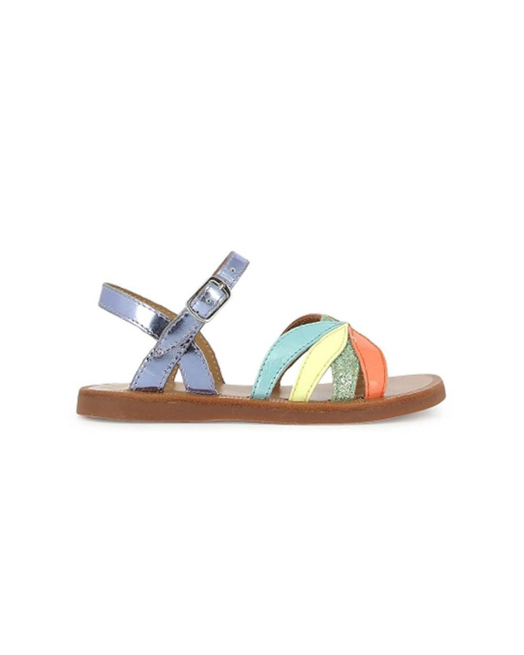 Sandaal - Plagette Oto sky Lila-multi-1