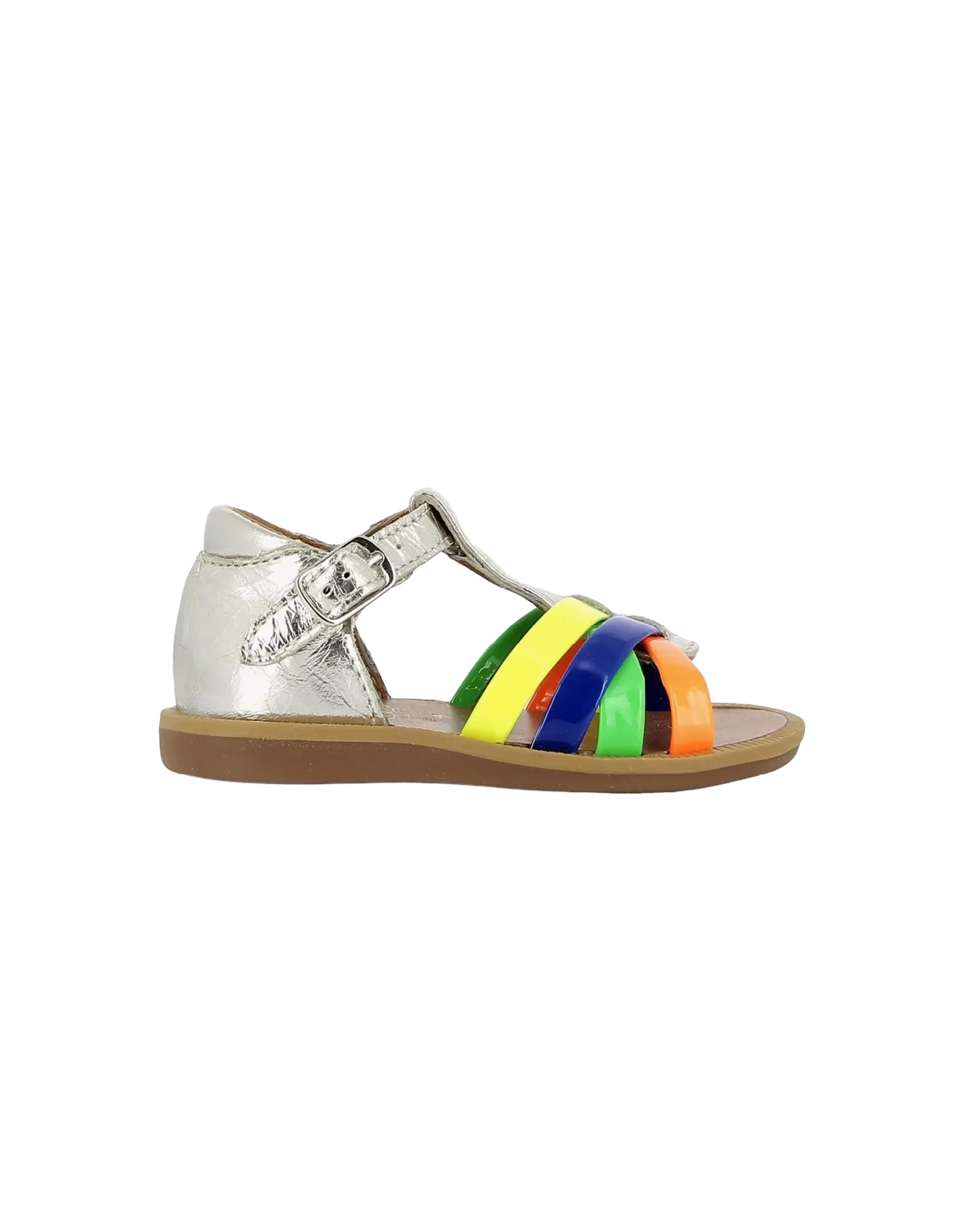 Sandaal - Poppy Back Neptune silver-multi fluo