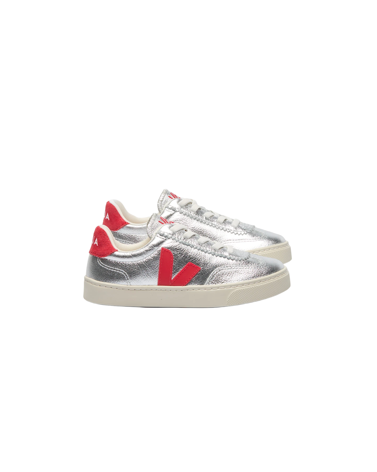 Sneaker - Volley OT Leather Silver Pekin-1