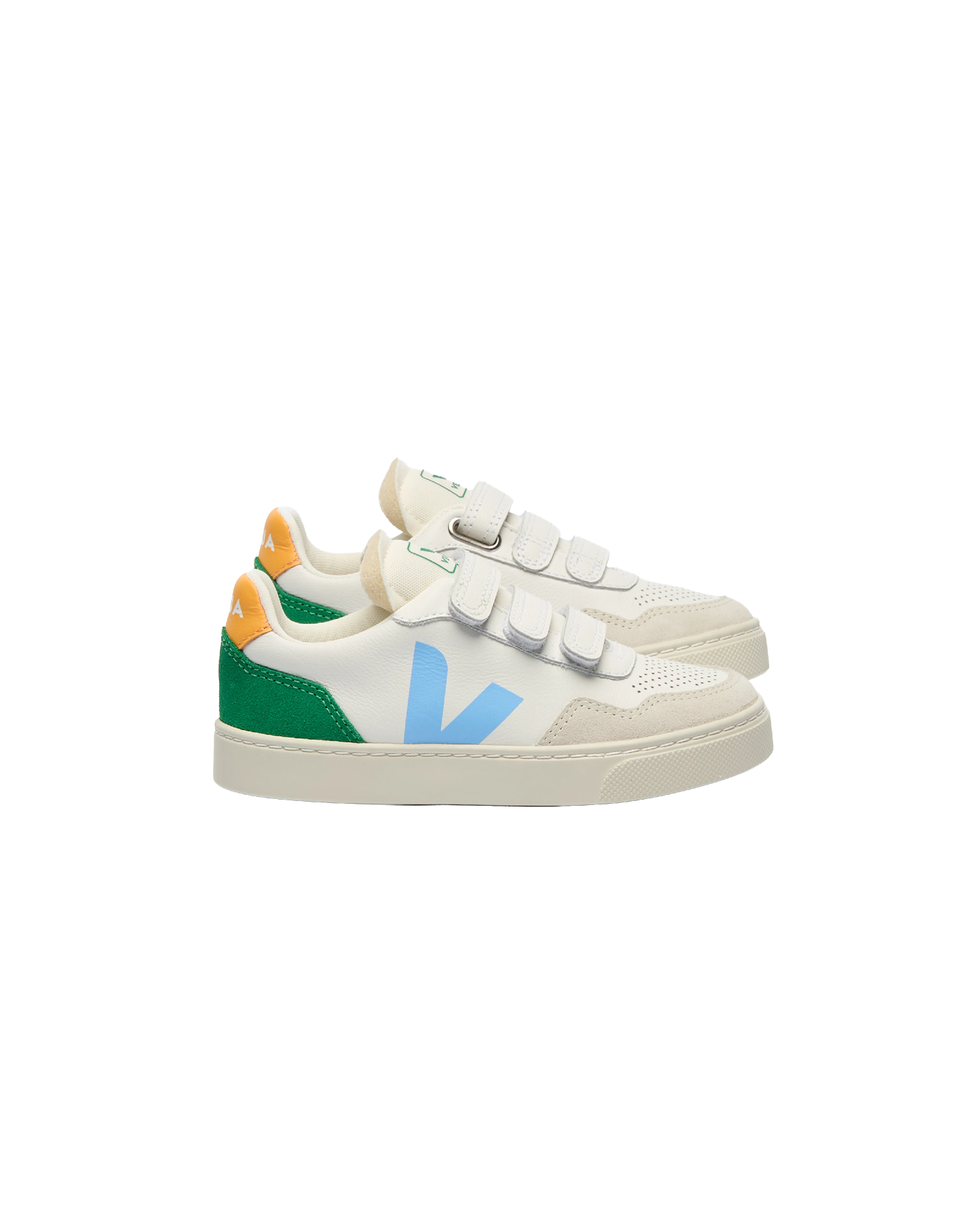 Sneaker - V-90 O.T. Leather White-aqua-emeraude-1