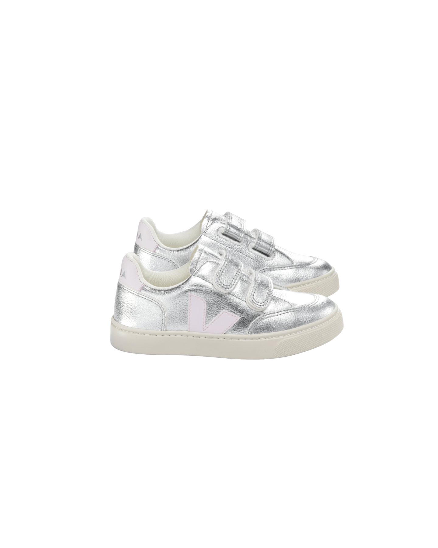 Sneaker - V-12 Leather Silver-Lassi