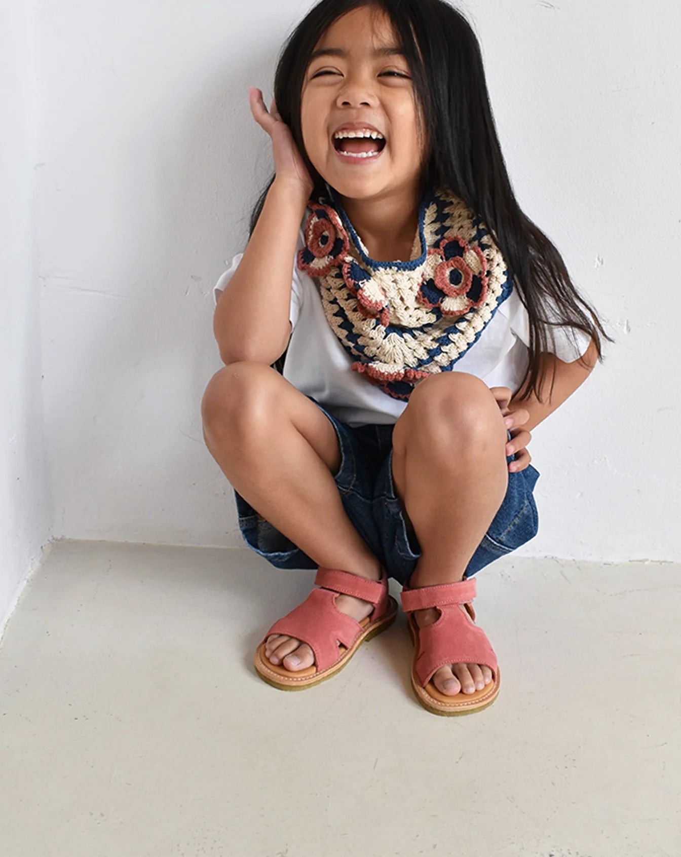 Sandaal - du Alfie dusty pink / orange-4